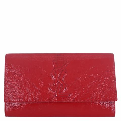 Ysl patent sale clutch